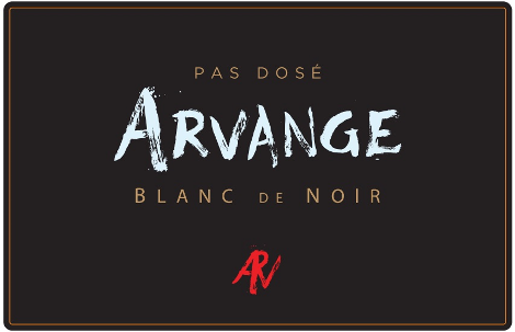 Etichetta del vino Arvange Blanc de Noir Pas Dosé 2020