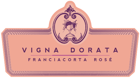 Etichetta del vino Franciacorta Rosé Brut