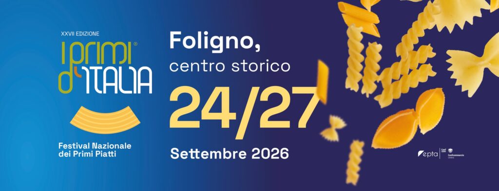 I Primi d’Italia 2026 a Foligno dal 24 al 27 settembre