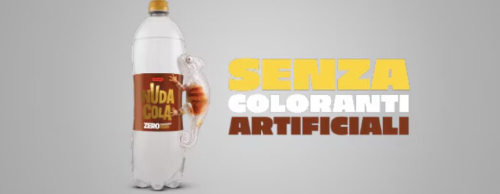 Nuda Cola: Coop lancia la cola trasparente limited edition