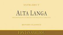 Etichetta del vino Alta Langa Extra Brut