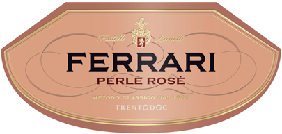 Etichetta del vino Trento Perlé Rosé Brut