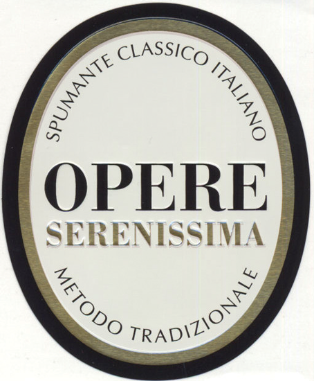 Etichetta del vino Serenissima Opere trevigiane