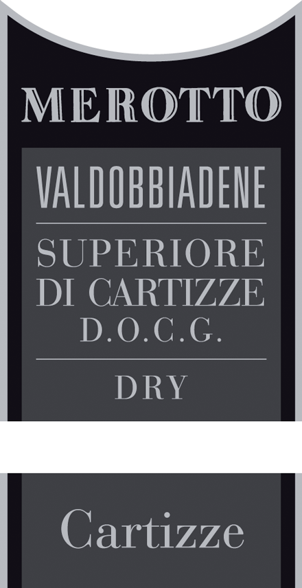 Etichetta del vino Valdobbiadene Superiore di Cartizze Dry