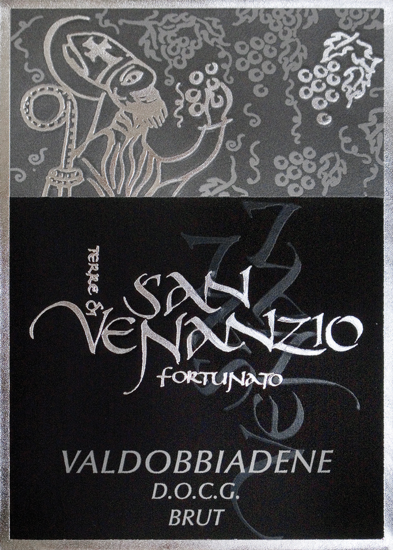 Etichetta del vino Valdobbiadene Demi Long Brut