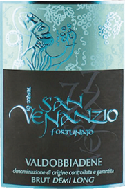 Etichetta del vino Valdobbiadene Cartizze Dry