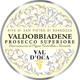 Etichetta del vino Valdobbiadene Prosecco Superiore Rive di San Pietro di Barbozza Brut