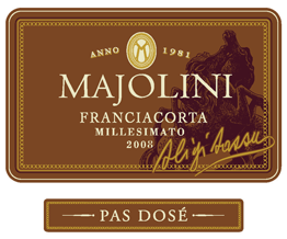 Etichetta del vino Franciacorta Aligi Sassu Pas Dosé