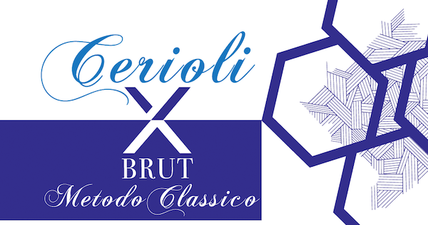 Etichetta del vino Cerioli Brut 2013