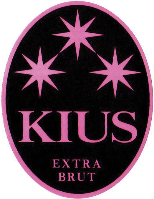 Etichetta del vino Kius Rosé Extra Brut 2013