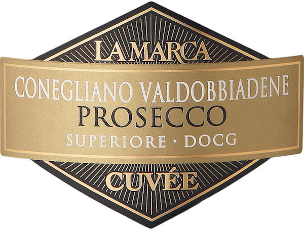 Etichetta del vino Conegliano Valdobbiadene Prosecco Superiore Cuvée Dry
