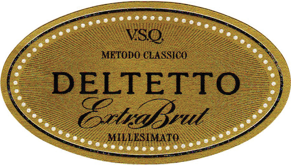 Etichetta del vino Extra Brut 2011