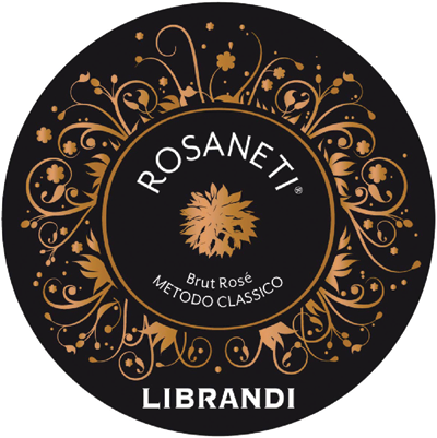 Etichetta del vino Rosaneti Rosé Brut 2016