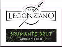 Etichetta del vino Abruzzo Spumante Brut