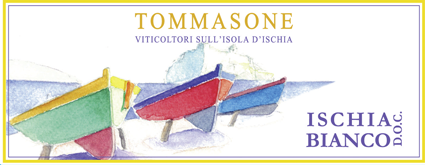 Etichetta del vino Ischia Bianco Extra Brut 2015