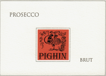 Etichetta del vino Prosecco Brut