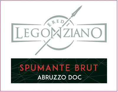 Etichetta del vino Abruzzo Spumante Rosé Brut