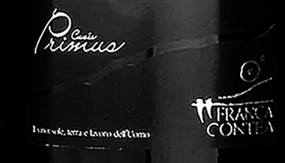 Etichetta del vino Franciacorta Cuvée Primus Brut