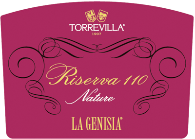 Etichetta del vino Oltrepò Pavese Metodo Classico Pinot Nero Riserva 110 La Genisia Nature 2016