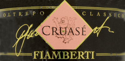 Etichetta del vino Oltrepò Pavese Metodo Classico Cruasé Brut