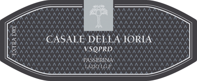 Etichetta del vino Lazio Passerina Extra Dry