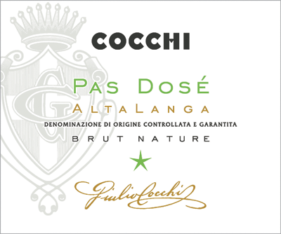 Etichetta del vino Alta Langa Pas Dosé Brut Nature 2013