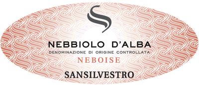 Etichetta del vino Nebbiolo d’Alba Neboise Rosé Brut 2016