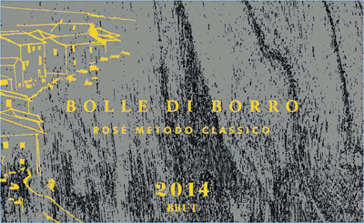 Etichetta del vino Bolle di Borro Rosé Brut 2014