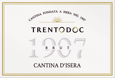 Etichetta del vino Trento 1907 Brut