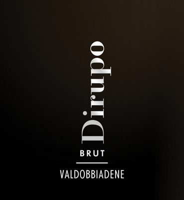 Etichetta del vino Valdobbiadene Dirupo Brut 2019