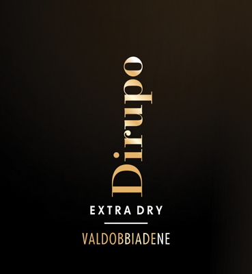 Etichetta del vino Valdobbiadene Dirupo Extra Dry 2019