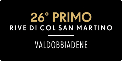 Etichetta del vino Valdobbiadene Rive di Col San Martino 26° Primo Extra Brut 2019