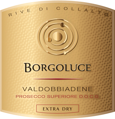 Etichetta del vino Valdobbiadene Prosecco Superiore Rive di Collalto Extra Dry 2019