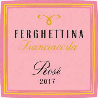 Etichetta del vino Franciacorta Rosé Brut 2017
