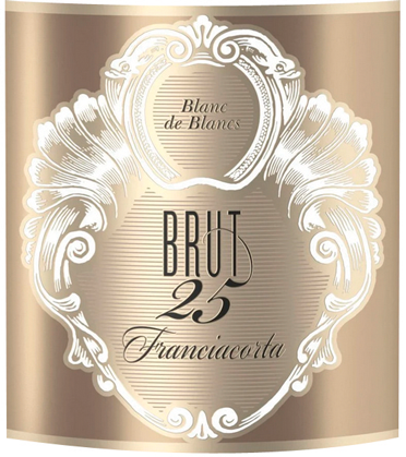 Etichetta del vino Franciacorta Blanc de Blancs 25 Brut