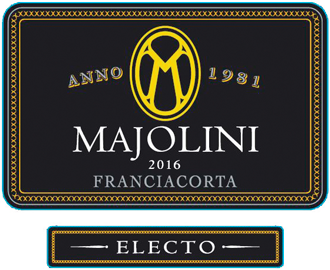 Etichetta del vino Franciacorta Electo Brut 2016