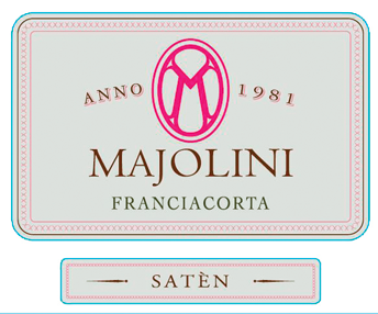 Etichetta del vino Franciacorta Satèn