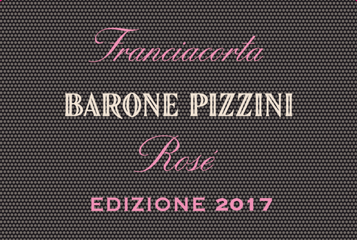 Etichetta del vino Franciacorta Rosé Extra Brut Edizione 2017