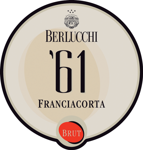 Etichetta del vino Franciacorta ’61 Brut
