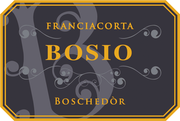Etichetta del vino Franciacorta Boschedòr Extra Brut 2016
