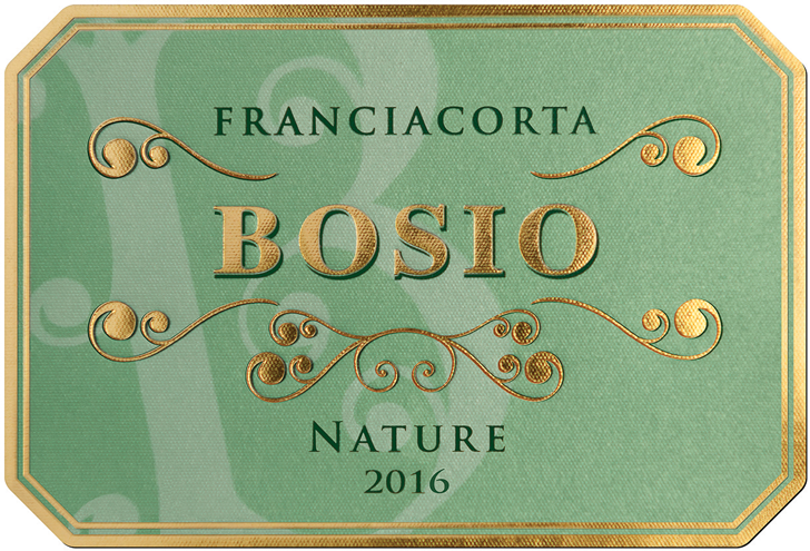 Etichetta del vino Franciacorta Nature 2016