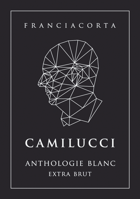 Etichetta del vino Franciacorta Anthologie Blanc Extra Brut 2016