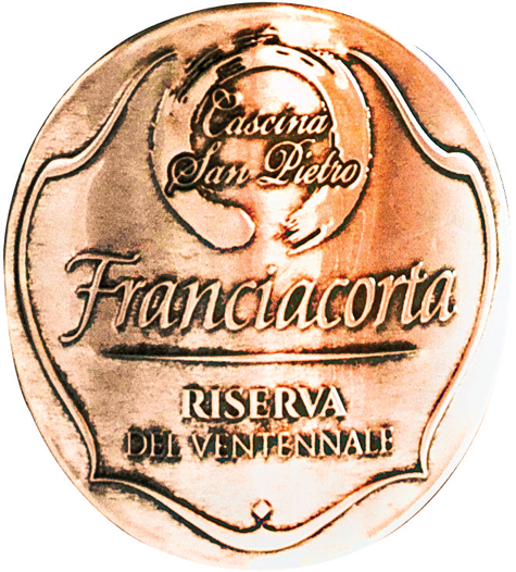Etichetta del vino Franciacorta Riserva del Ventennale Brut 2011