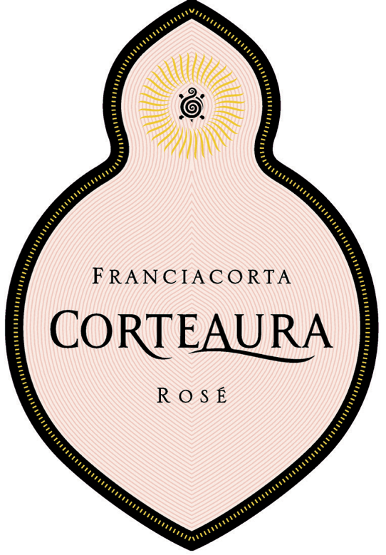 Etichetta del vino Franciacorta Rosé Brut