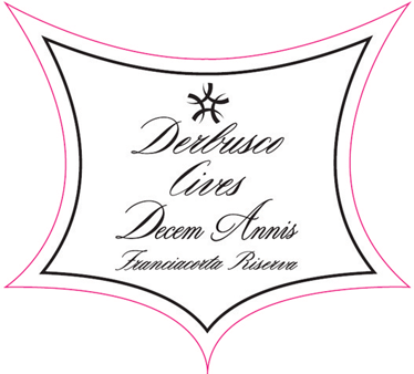 Etichetta del vino Franciacorta Riserva Decem Annis Pas Dosé 2009