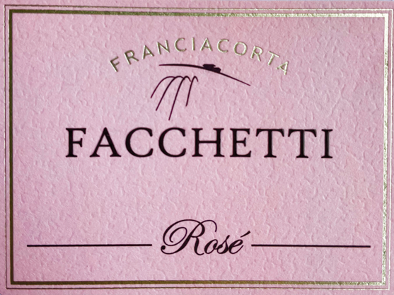 Etichetta del vino Franciacorta Rosé Brut