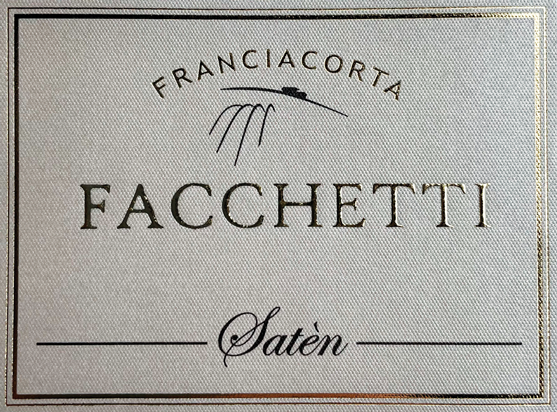 Etichetta del vino Franciacorta Satèn