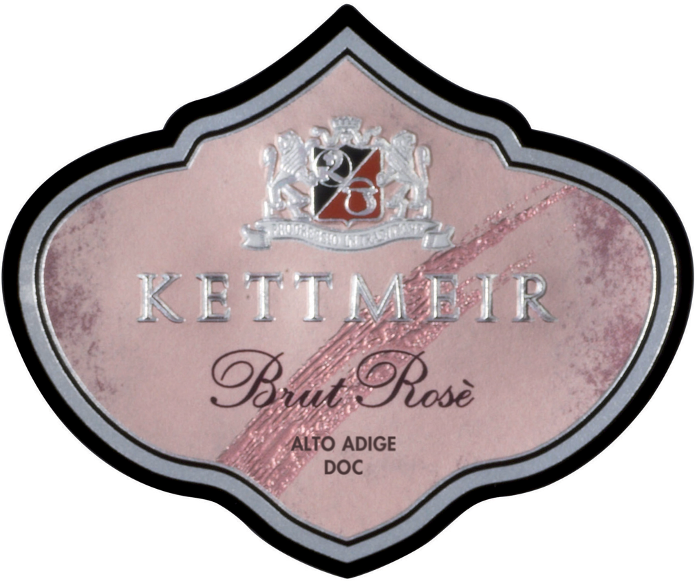 Etichetta del vino Alto Adige Athesis Rosé Brut 2018