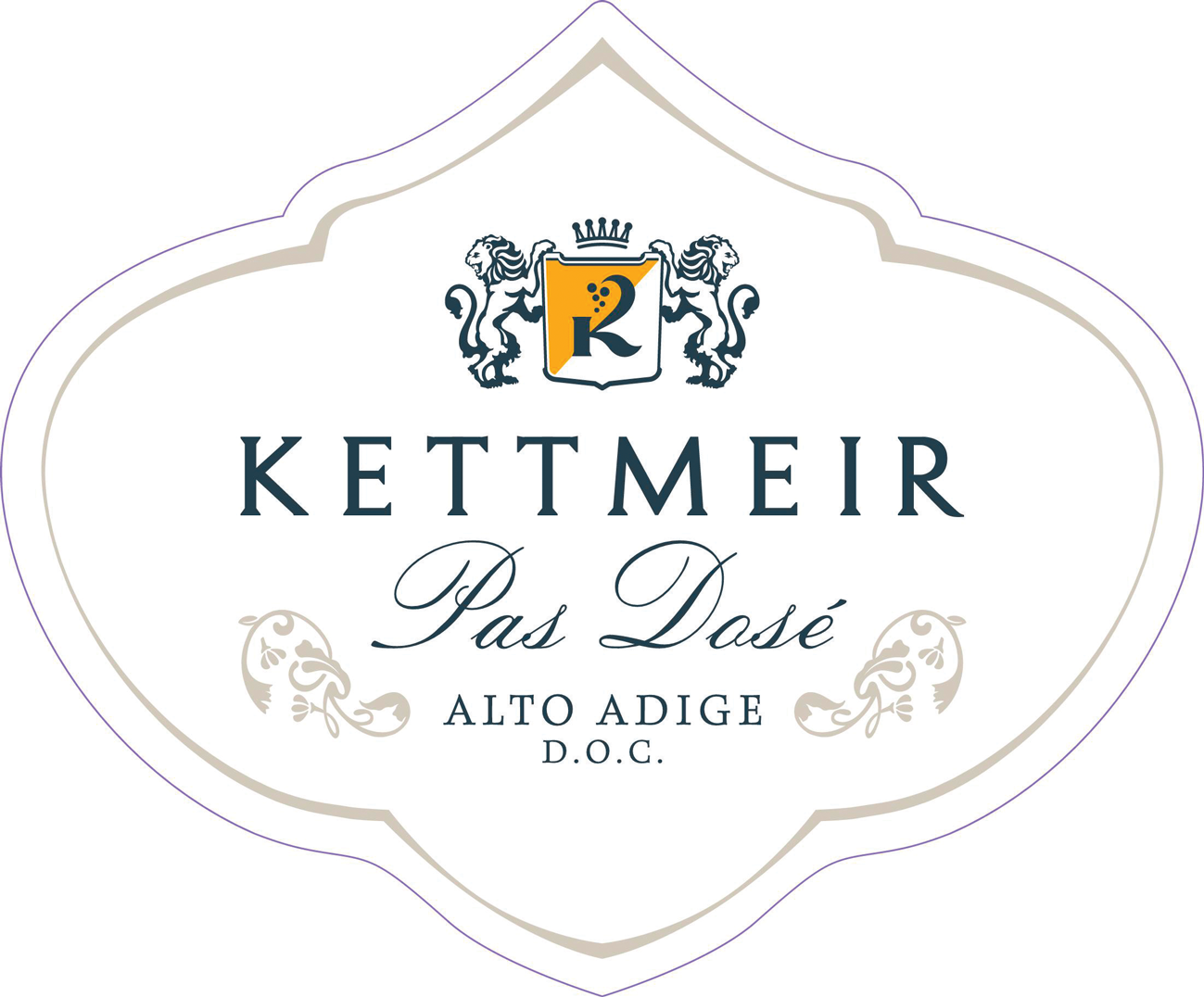 Etichetta del vino Alto Adige Pas Dosé 2016