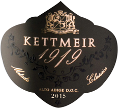 Etichetta del vino Alto Adige Riserva 1919 Extra Brut 2015